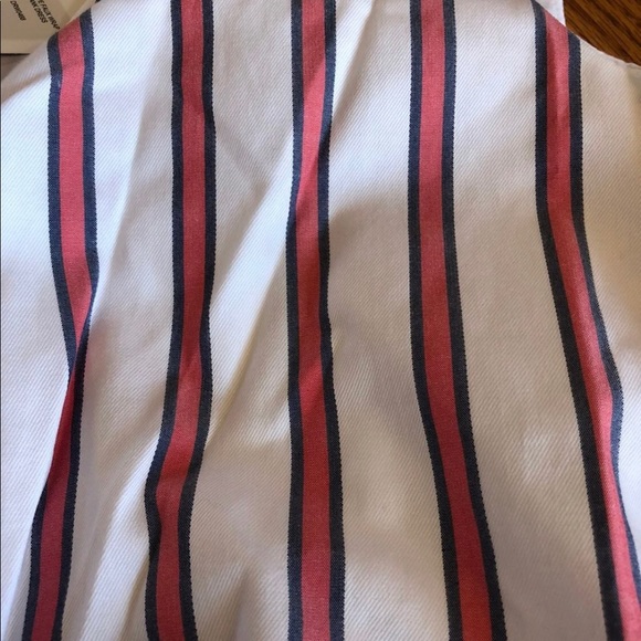 Draper James Size 4 Stripe Faux Wrap Dress - Picture 6 of 7